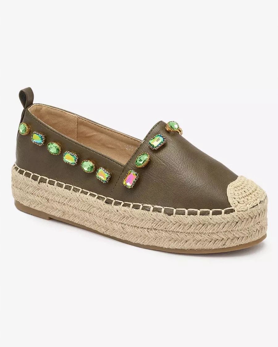 4266 KHAKI ESPADRYLE DAMSKIE ZIENNIE 39 Płeć kobieta