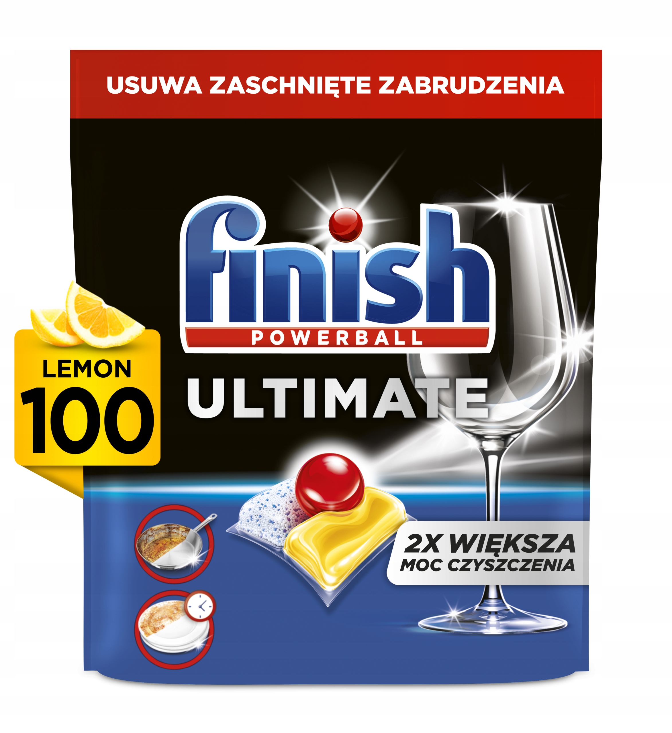 Levně Finish Ultimate All in 1 kapsle do myčky nádobí Lemon 100 kusů