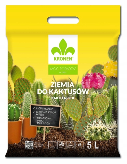

Ziemia do kaktusów 5 l Kronen