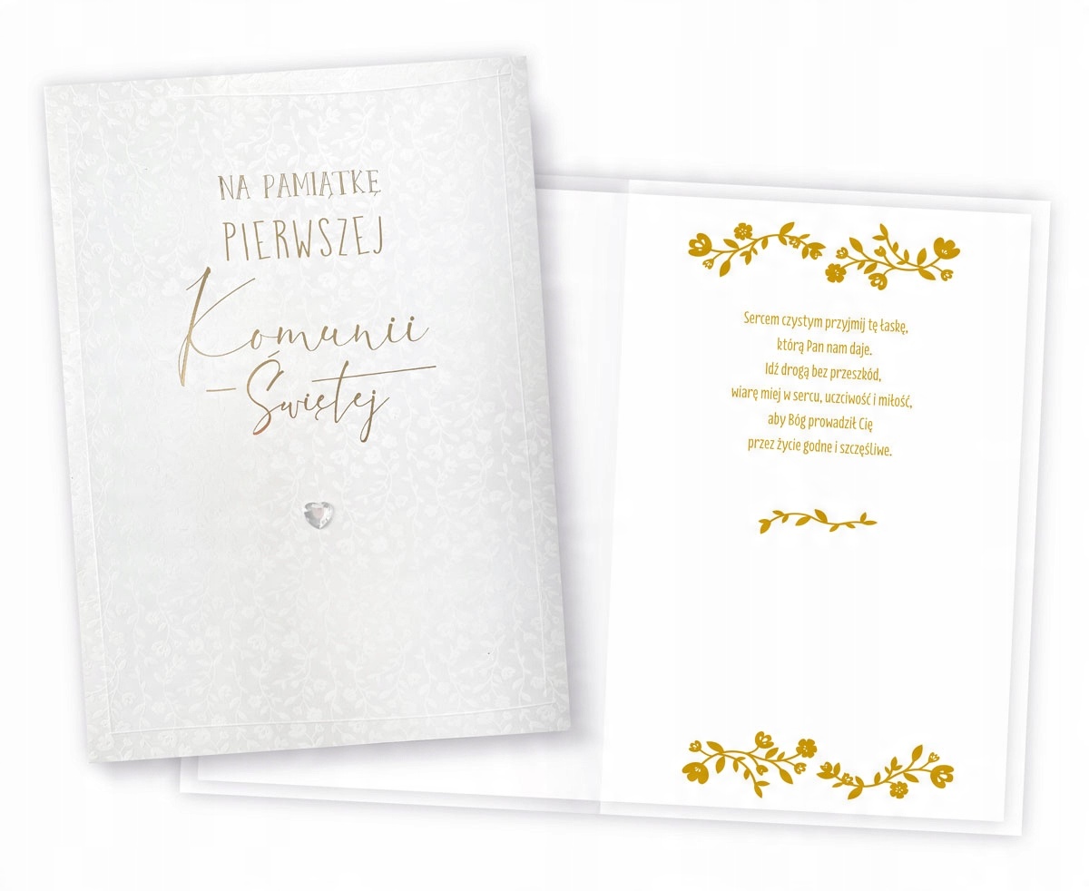 

Kartka Na Komunię Pamiatka I Komunii Świętej
