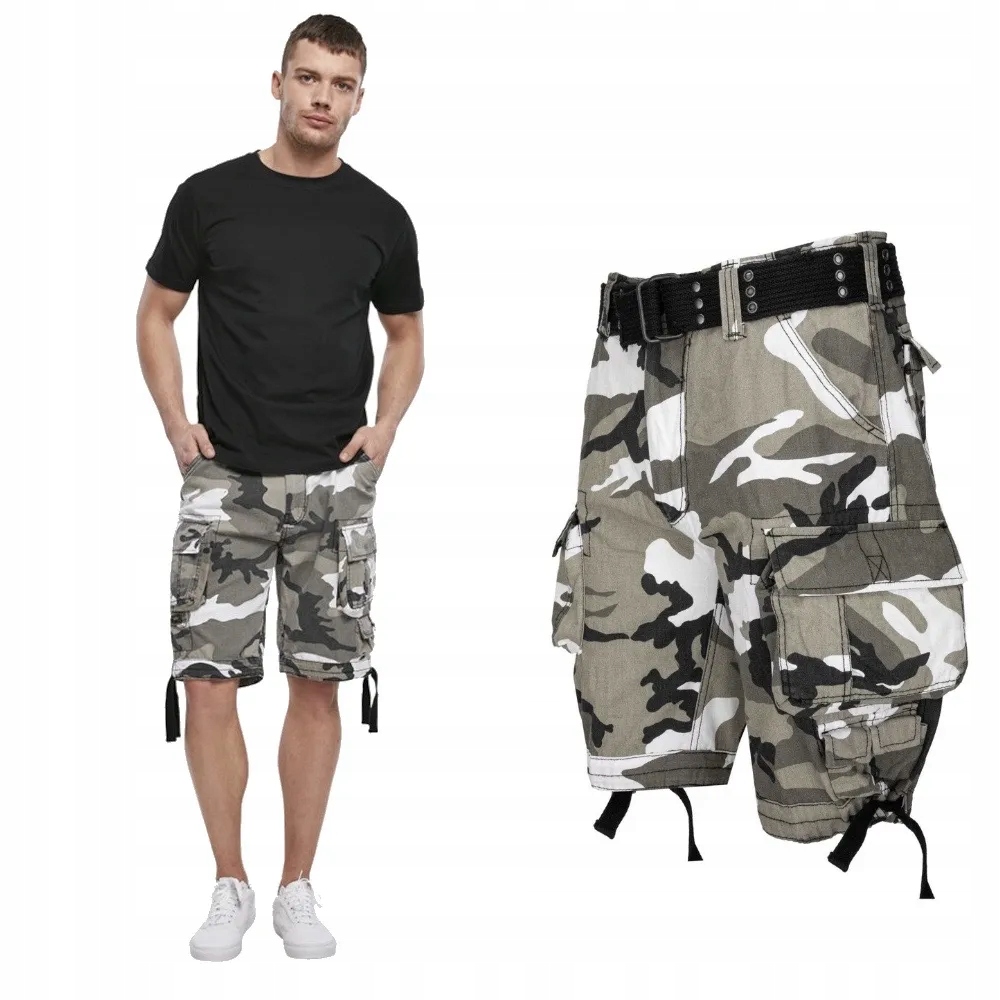 Kraťasy s krátkým rukávem Brandit Savage Vintage Urban Camo XXL [XXL]