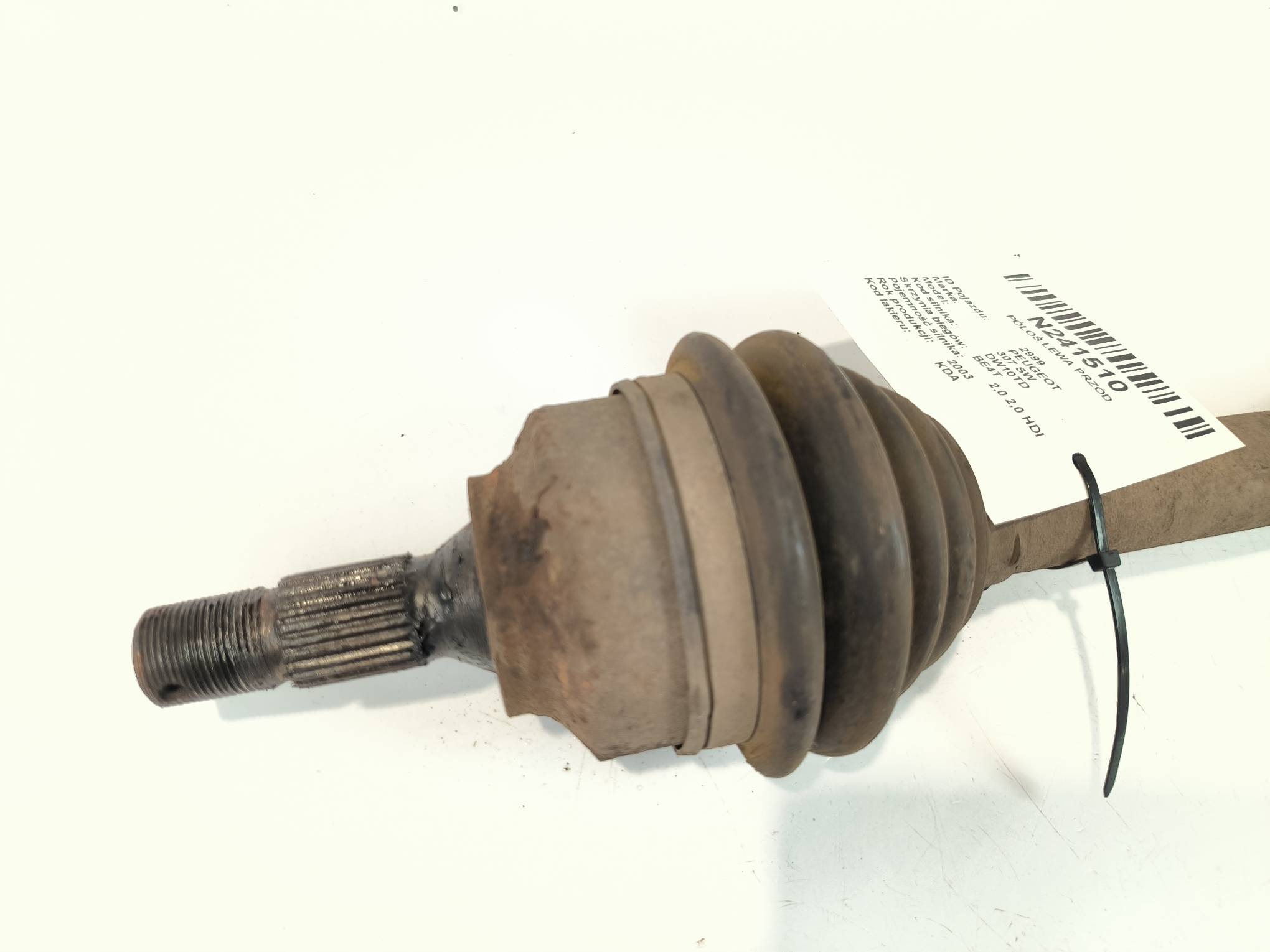 semi-axis left front PEUGEOT 307 SW