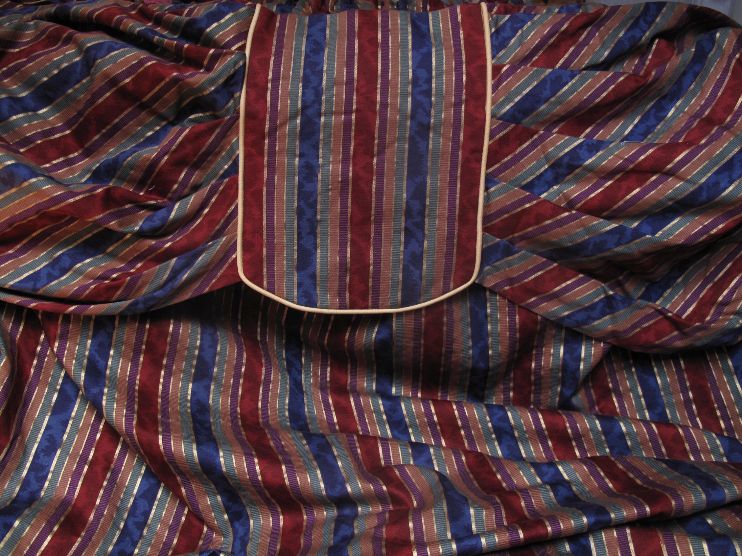 PIĘKNA STAROĆ BAWEŁNA SYGNOWANA KOMPLET