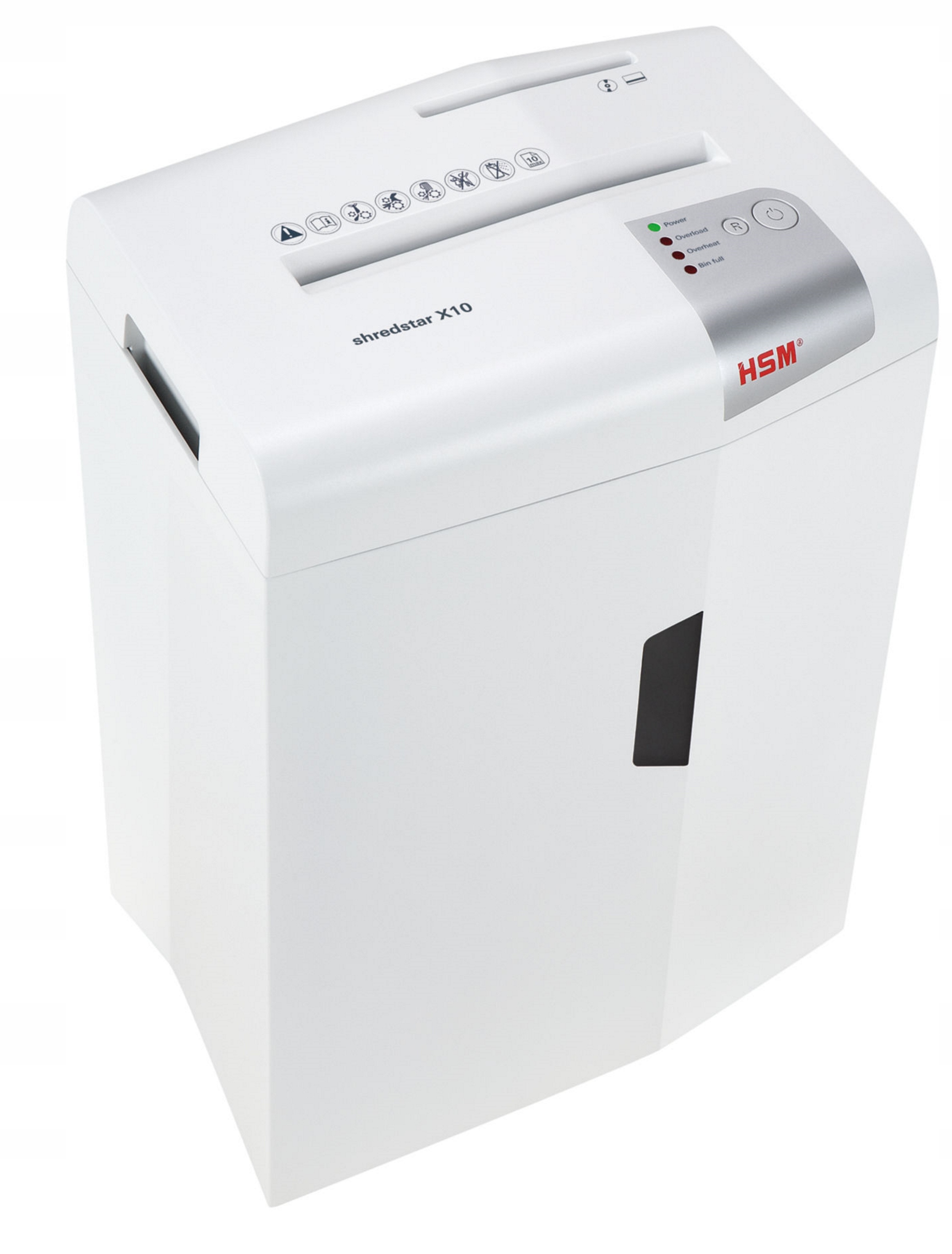 

Cicha mocna niszczarka biurowa Hsm Shredstar X10
