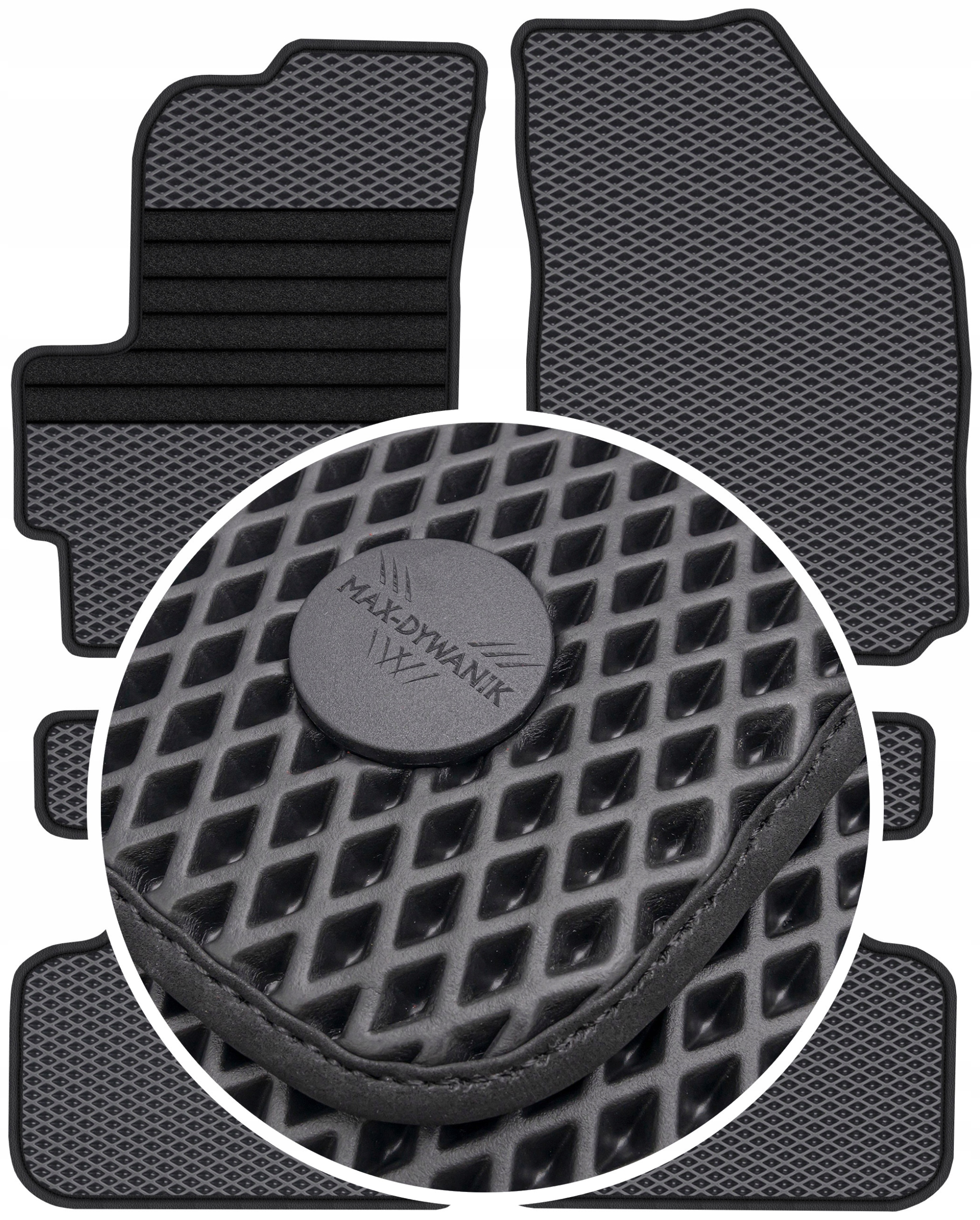 Chevrolet Matiz 2008-2011 Gumové rohože Eva Eternity Posilnenie XXL