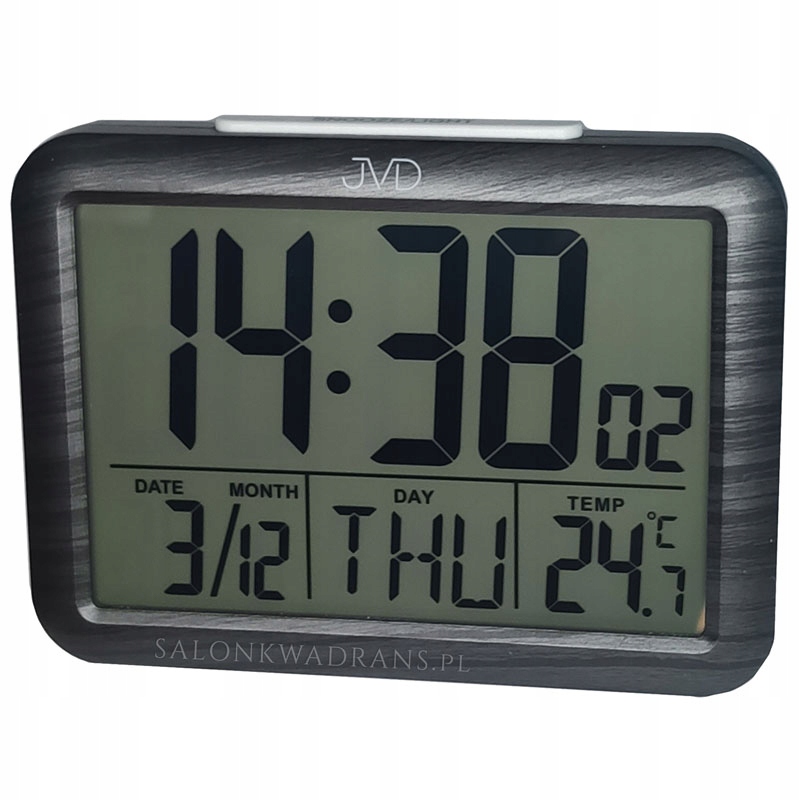 

Budzik cyfrowy Jvd RB27.2 data temperatura 2 alarm