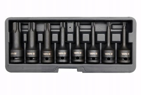 НАБОР ТОРЦЕВЫХ УДАРНЫХ ГАЕЧНЫХ КЛЮЧЕЙ TORX 8CZ.