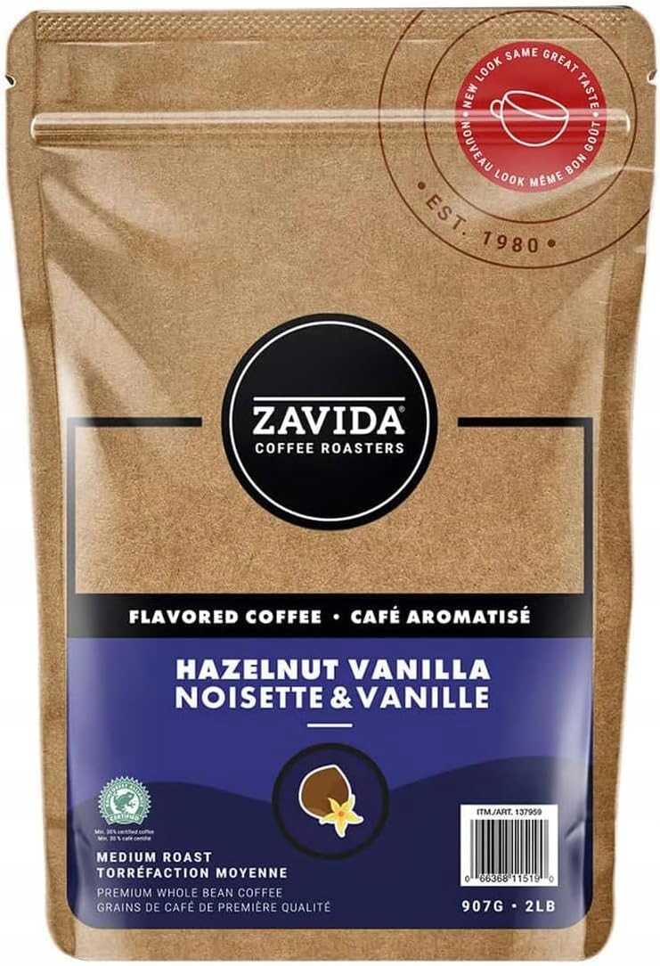 Zavida Waniliowo Orzechowa 907g kawa ziarnista Hazelnut Vanilla 10.2027