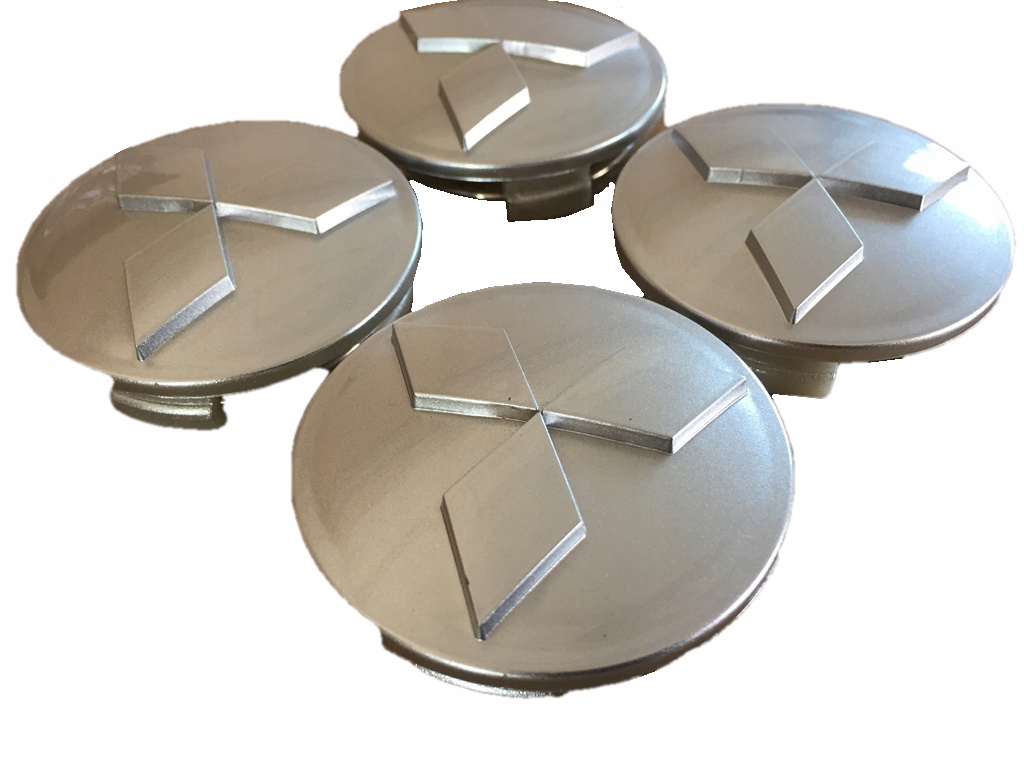 4 Kusy Dekielky Kapsle Značka Ráfků Kola 60 mm pro Mitsubishi