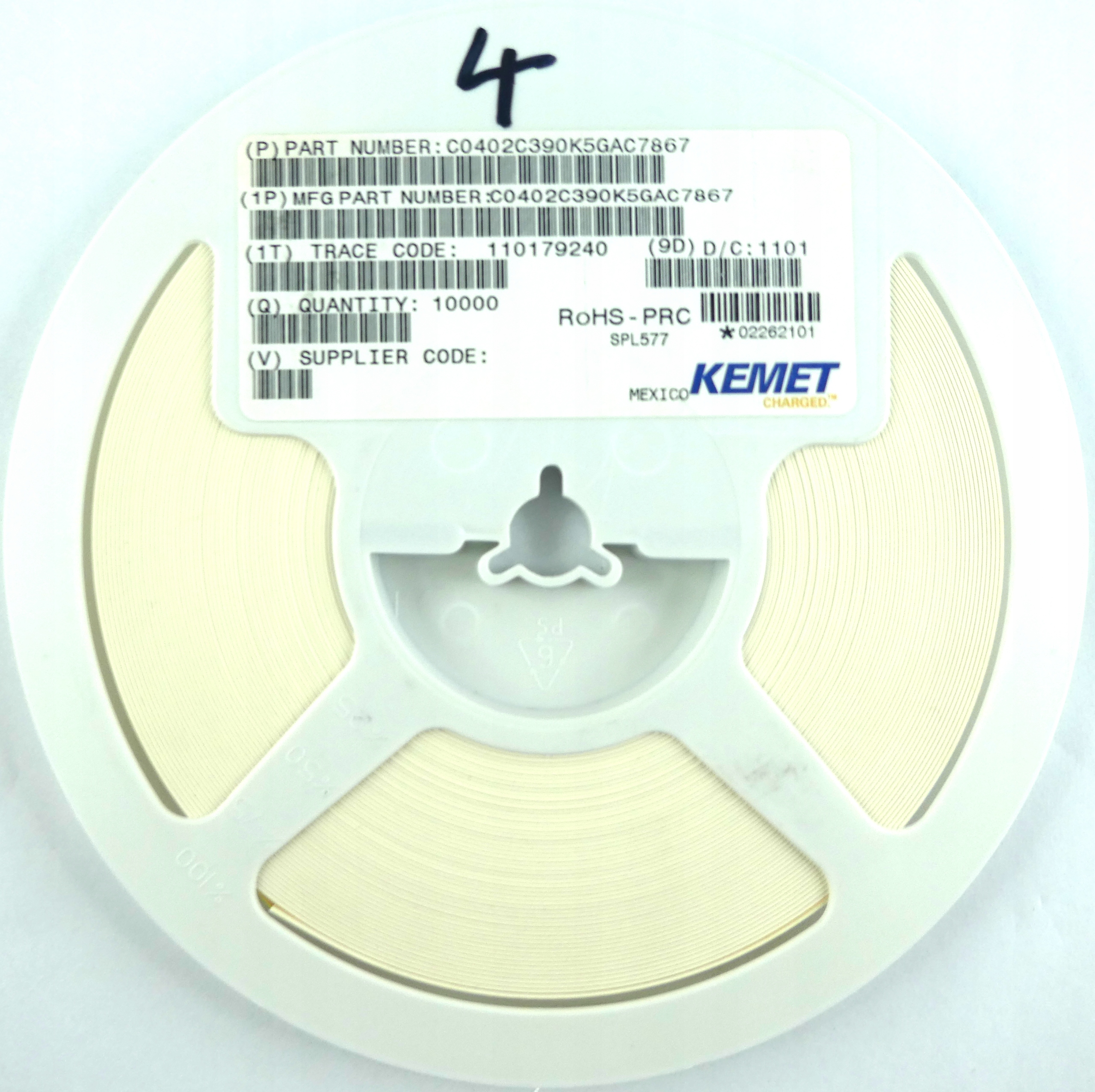 

Ceramiczny 39pF 50V DC 10% 1000szt.