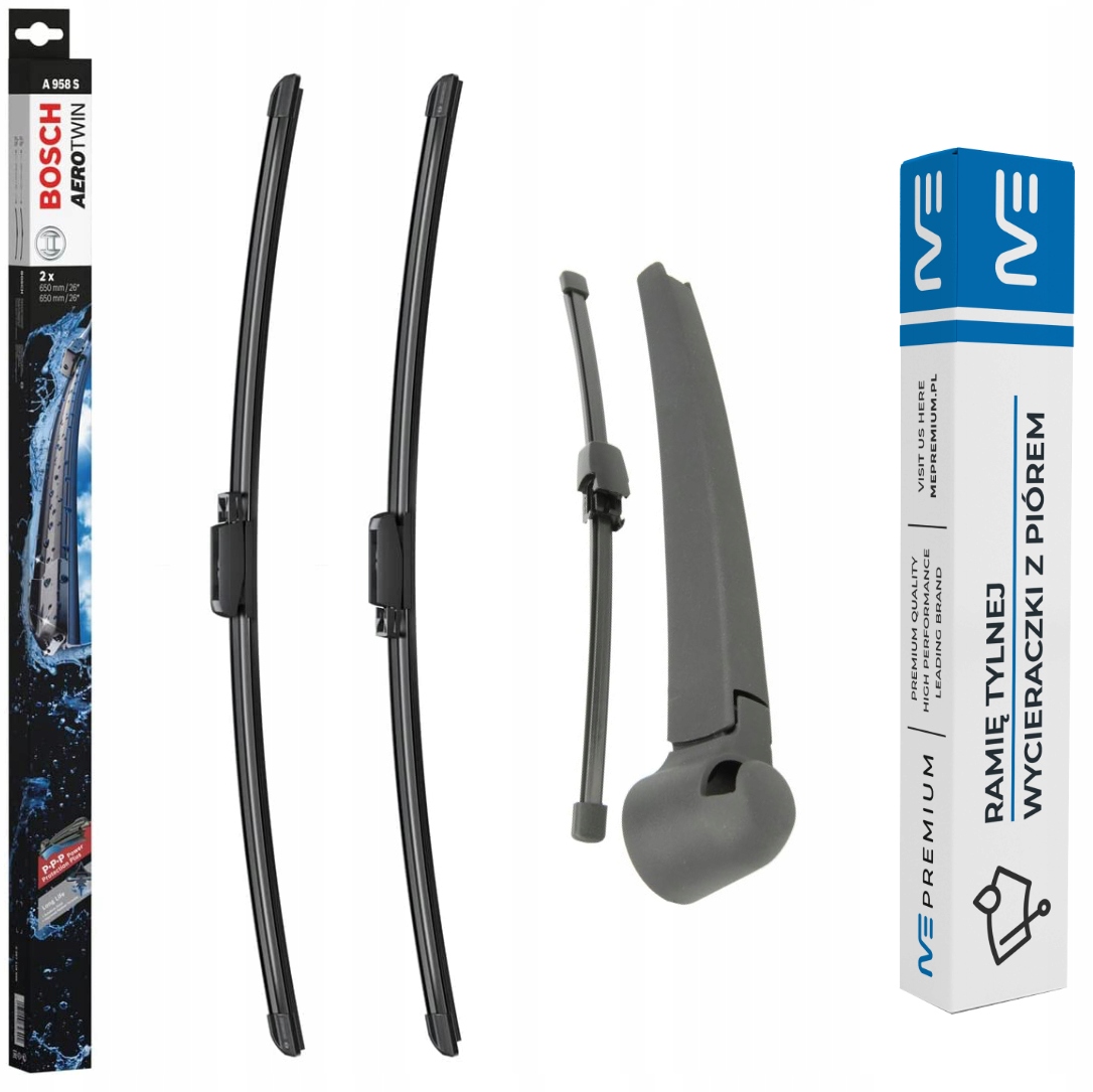 ME-000015 3397118958 - КОМПЛЕКТ СКЛООЧИСНИКІВ ПЕРЕДНІЙ + ЗАДНІЙ SEAT TOLEDO III 04-