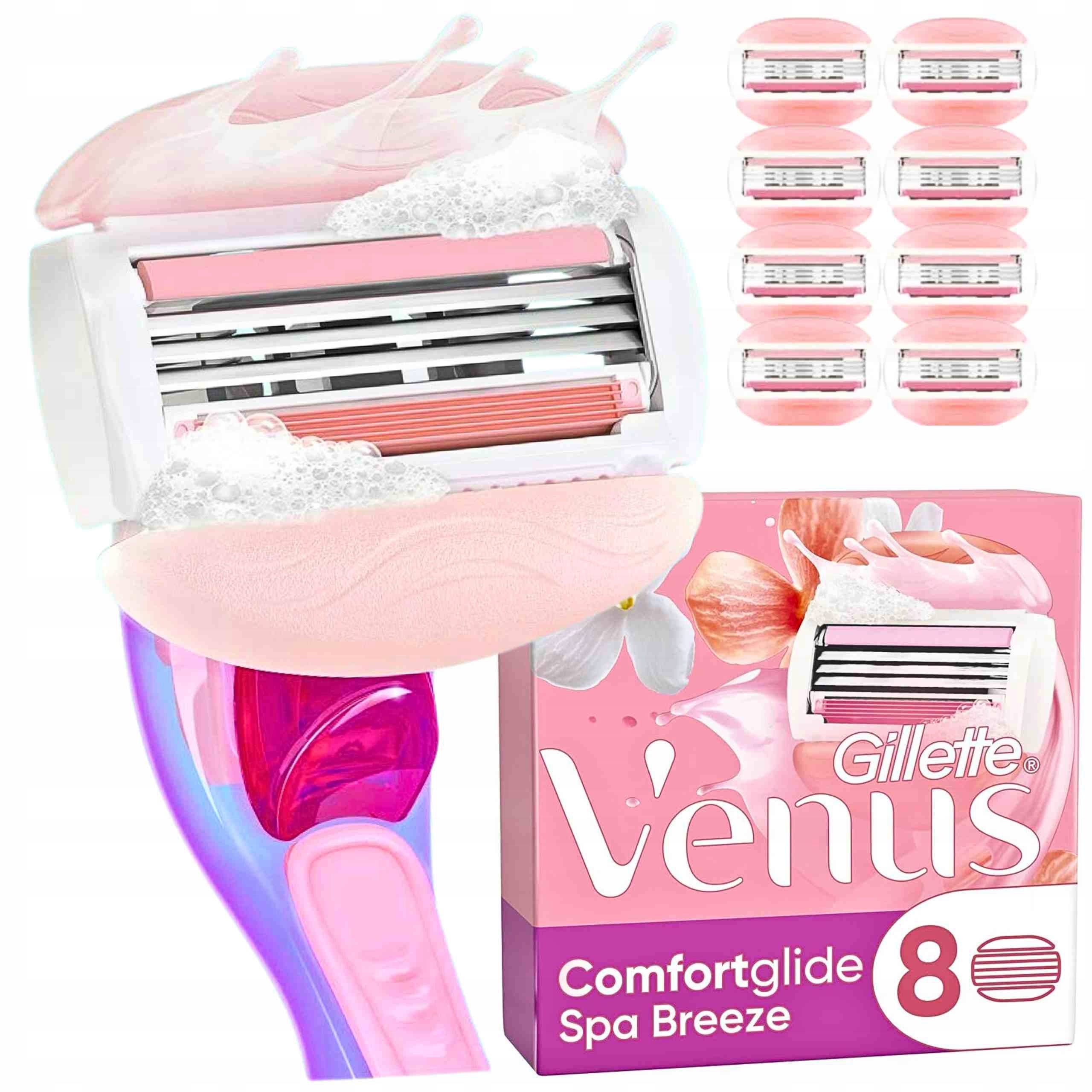 Gillette Venus Comfortglide Breeze ostrza do golenia dla kobiet 8 sztuk-Zdjęcie-0
