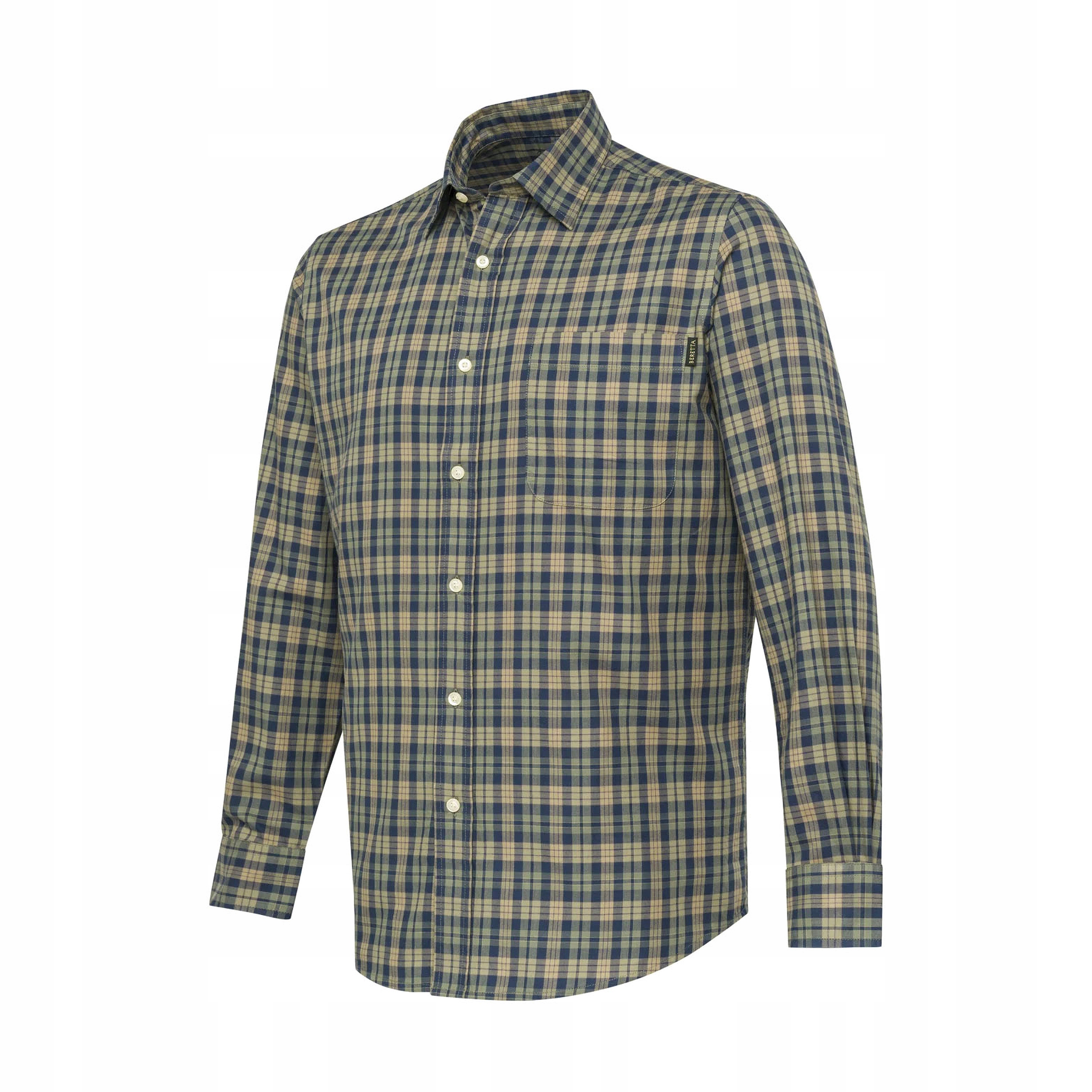 Koszula męska Beretta Bryggen Blue & Sand Check S