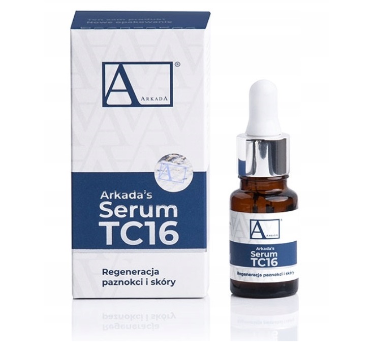 Arkada Serum kolagenowe TC16 Dla paznokci 2 x 11ml Przeznaczenie do paznokci