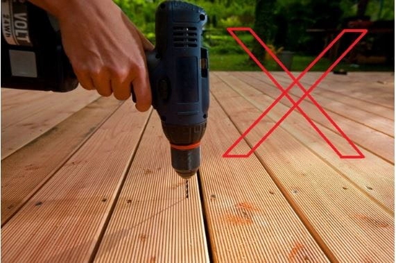 SYSTEM DO UKRYTEGO MONTAŻU DESEK TARASOWYCH 350 PODKŁADEK + KOMPLET ŚRUB Marka Simplefix