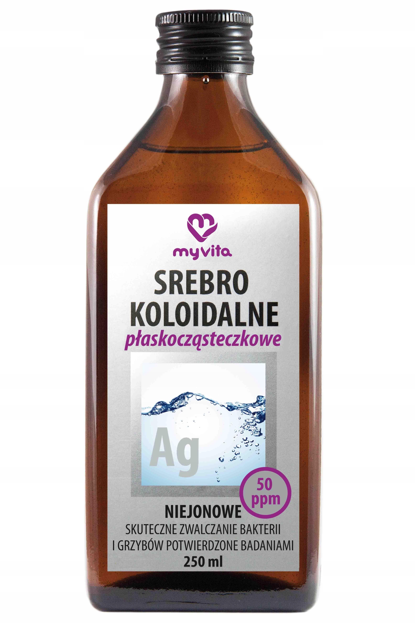 

Myvita Srebro Koloidalne Niejonowe 50 Ppm 250 ML