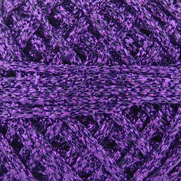 Ozdobná šňůrka metalizovaná fialová 2 mm/50 m