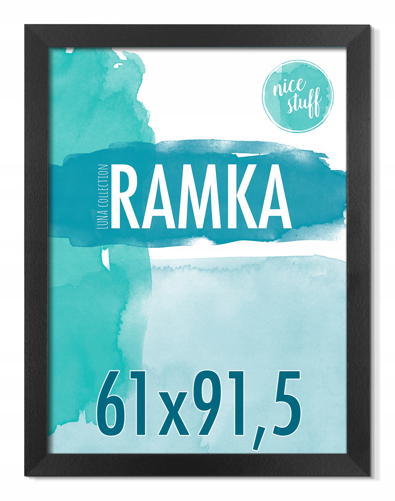 Rámeček 61x91,5 Rámeček na fotografie 61x91,5 rámečky na fotografie černá Mdf