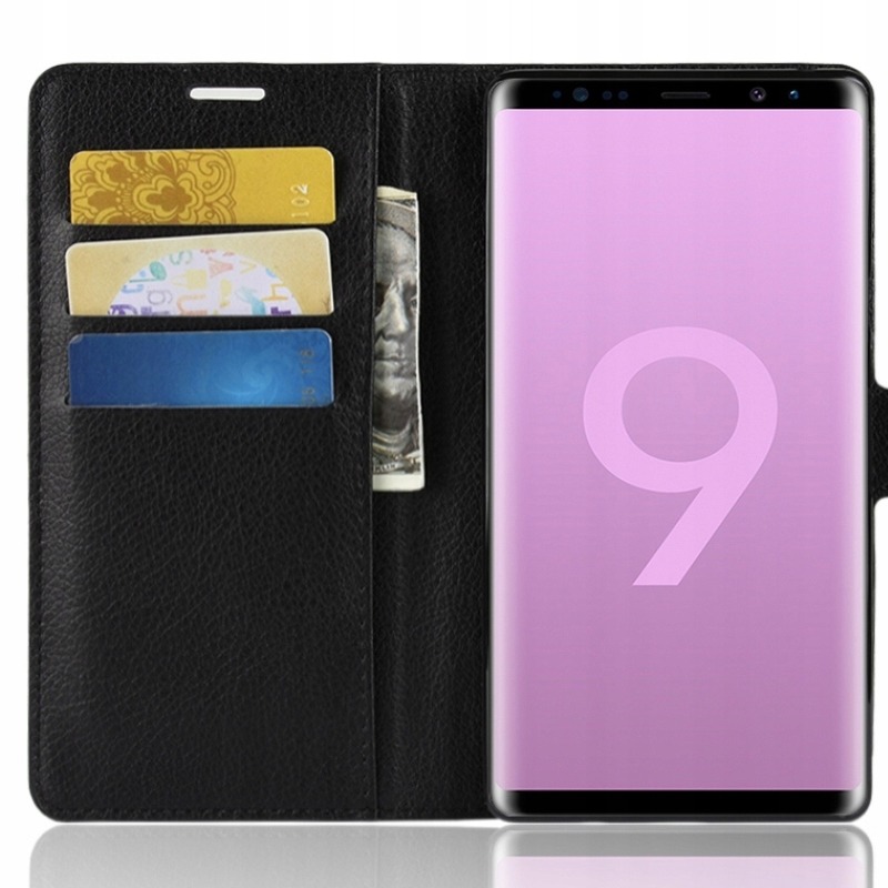 

Etui z Klapką Portfel Litchi do Galaxy Note 9