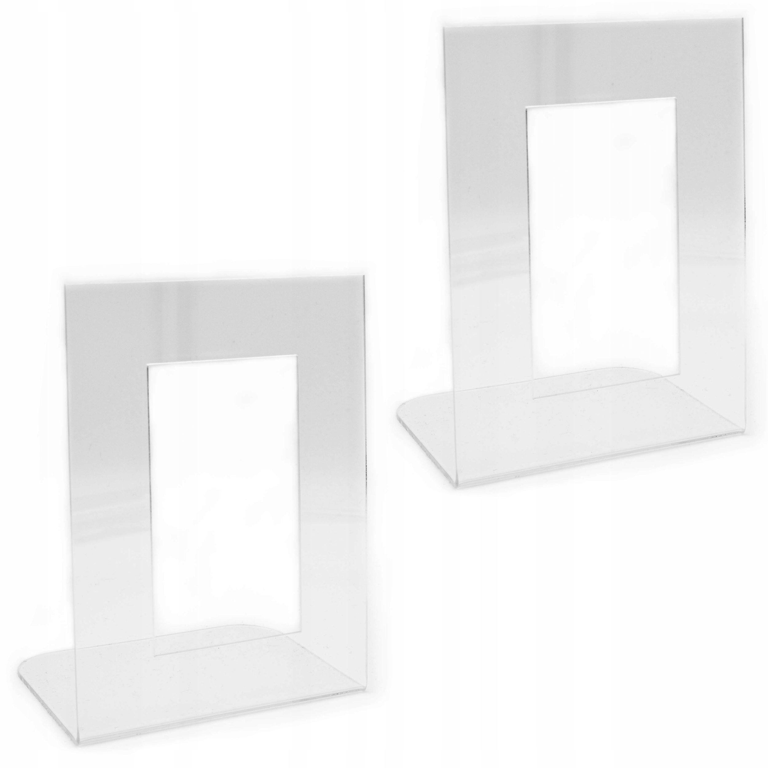 

2x Podpórki do książek Stojak Plexi Przezroczyste
