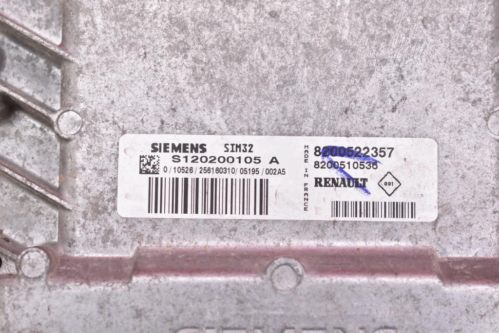 control unit computer of the engine 8200522357 RENAULT CLIO 3 III 1.2 16V 75KM 05-09