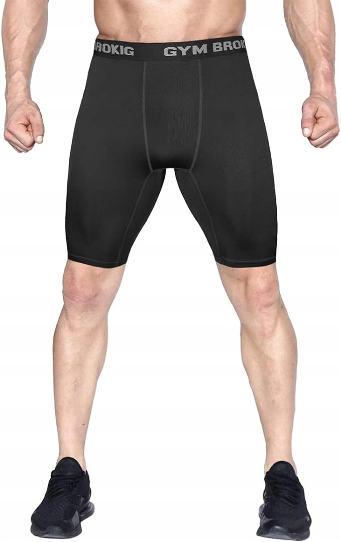 Spodenki kompresyjne Szybkoschnące Krótkie spodnie do biegania 2szt R. L Marka inna