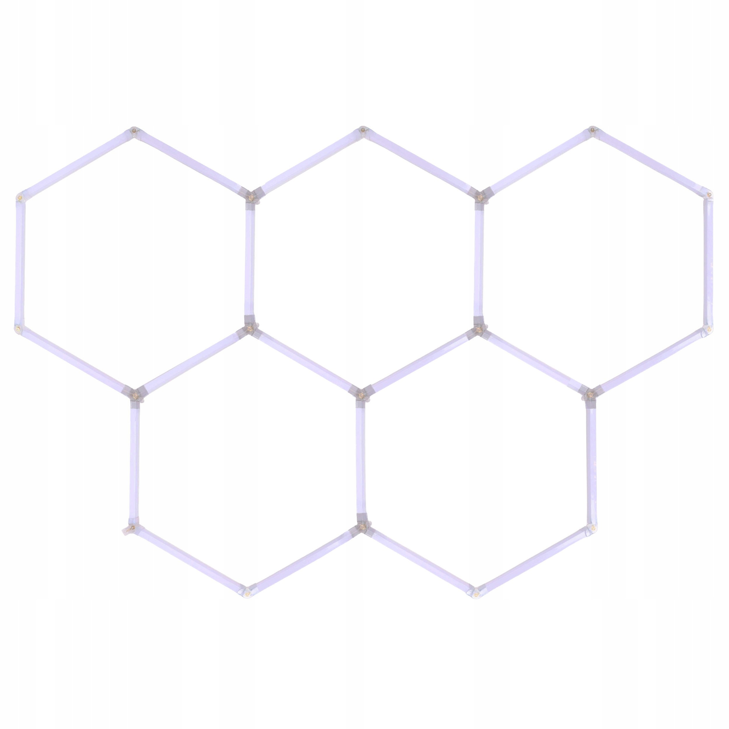 Led dielenská lampa Hexagon 5 modulov 184 W 6500K EPHCL08