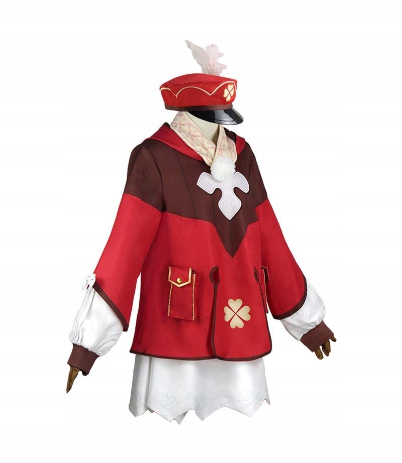 STRÓJ KOSTIUM KLEE GENSHIN COSPLAY ANIME 152/158 Rozmiar XS/S