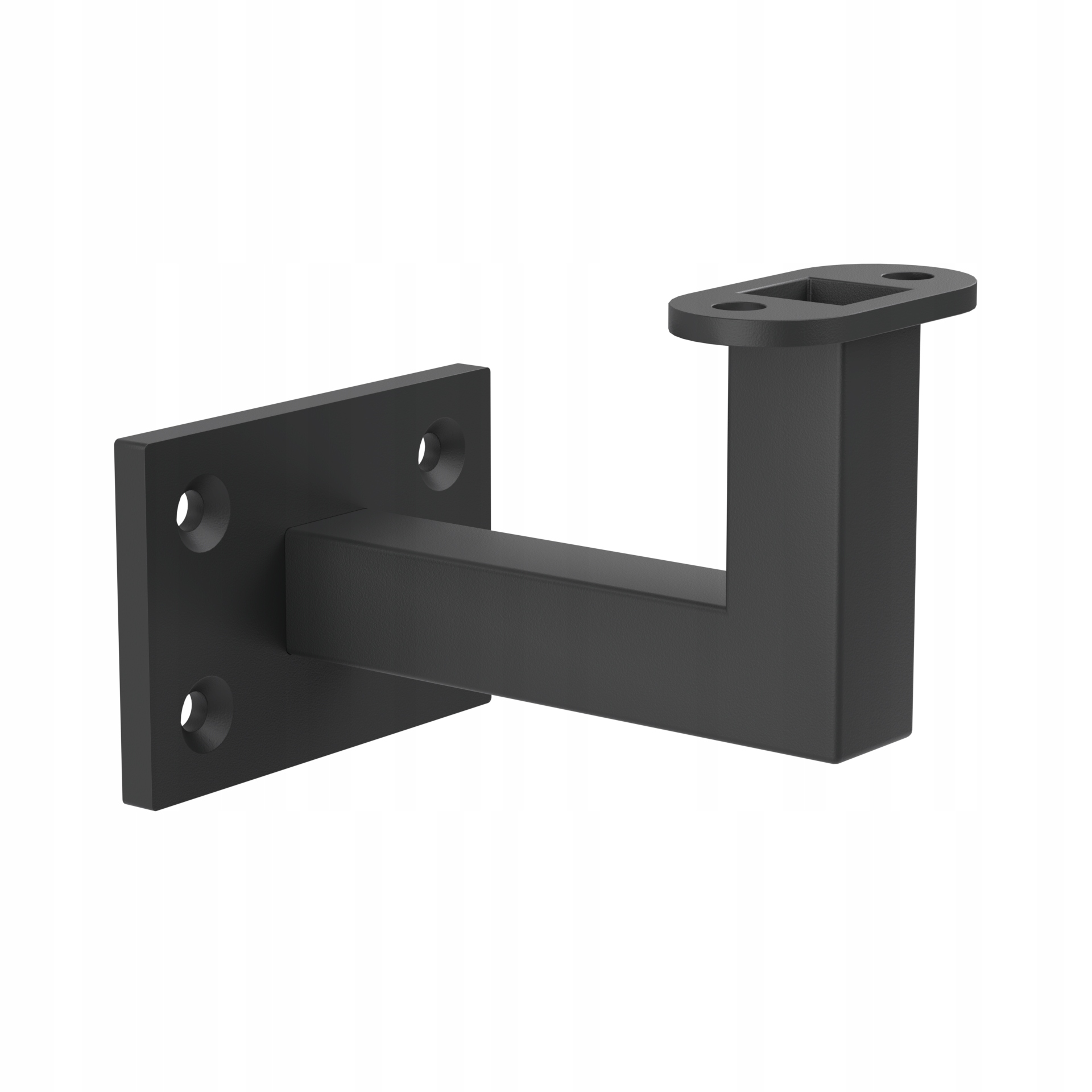 

Uchwyt wspornik poręczy ścienny kwadrat czarny Led