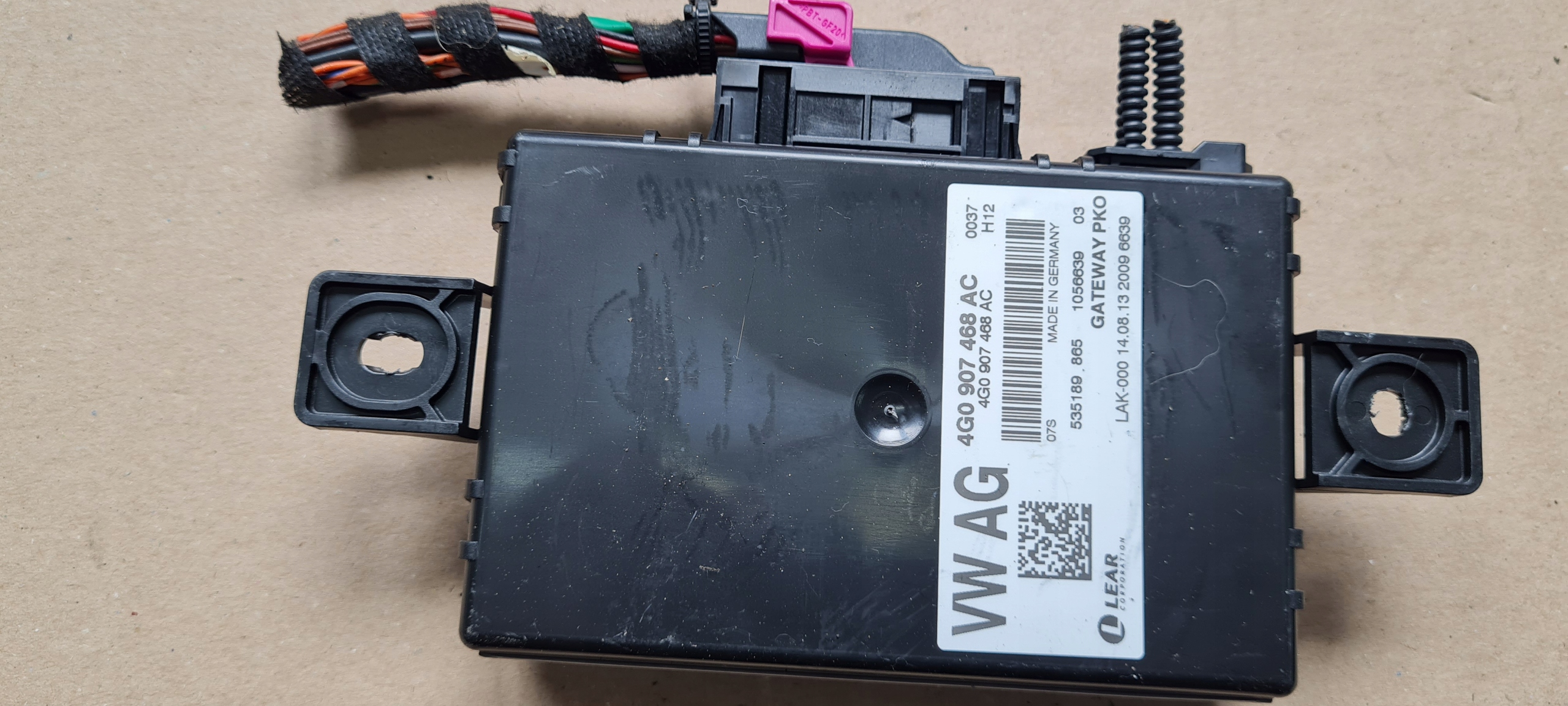 A6 C7 4G Vezerlő egység GATEWAY modul 4G0907468AC A7 4G