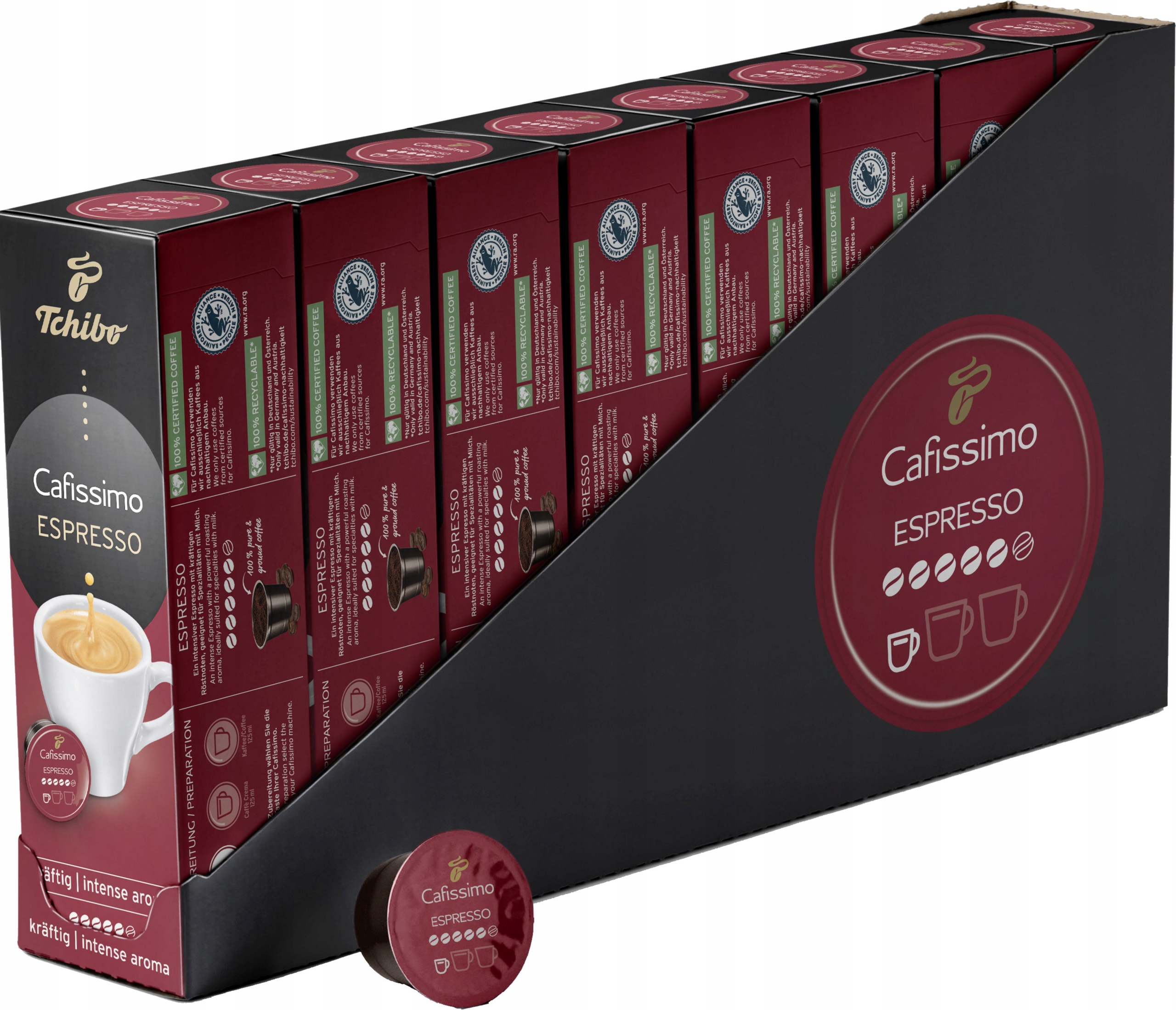 Kapsle Tchibo Cafissimo Espresso Kraftig 80