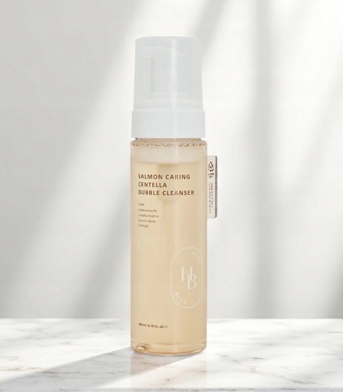 Heveblue Salmon Caring Centella Bubble Cleanser 200ml