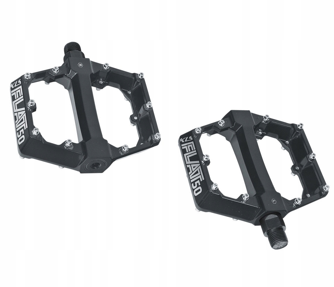 Pedały rowerowe Kellys Flat 50 bb Black kulki