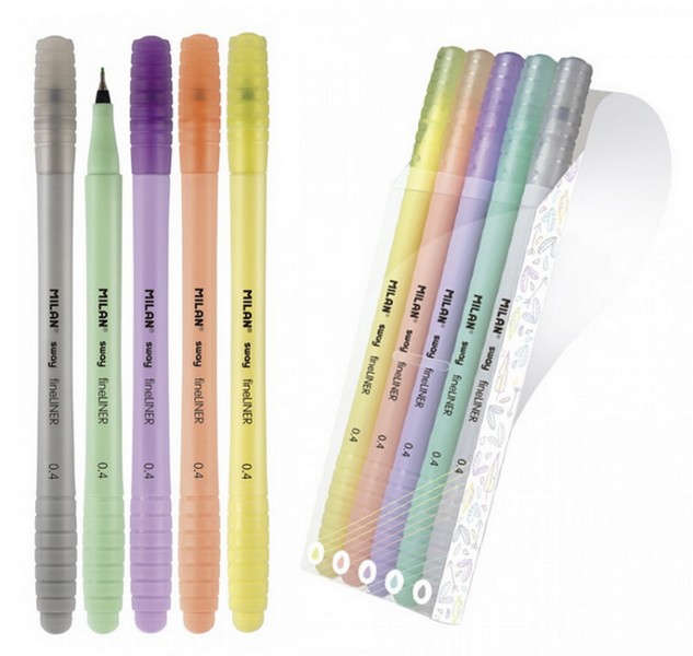 MILAN CIENKOPIS SWAY PASTELOWE KOLORY zestaw 5szt