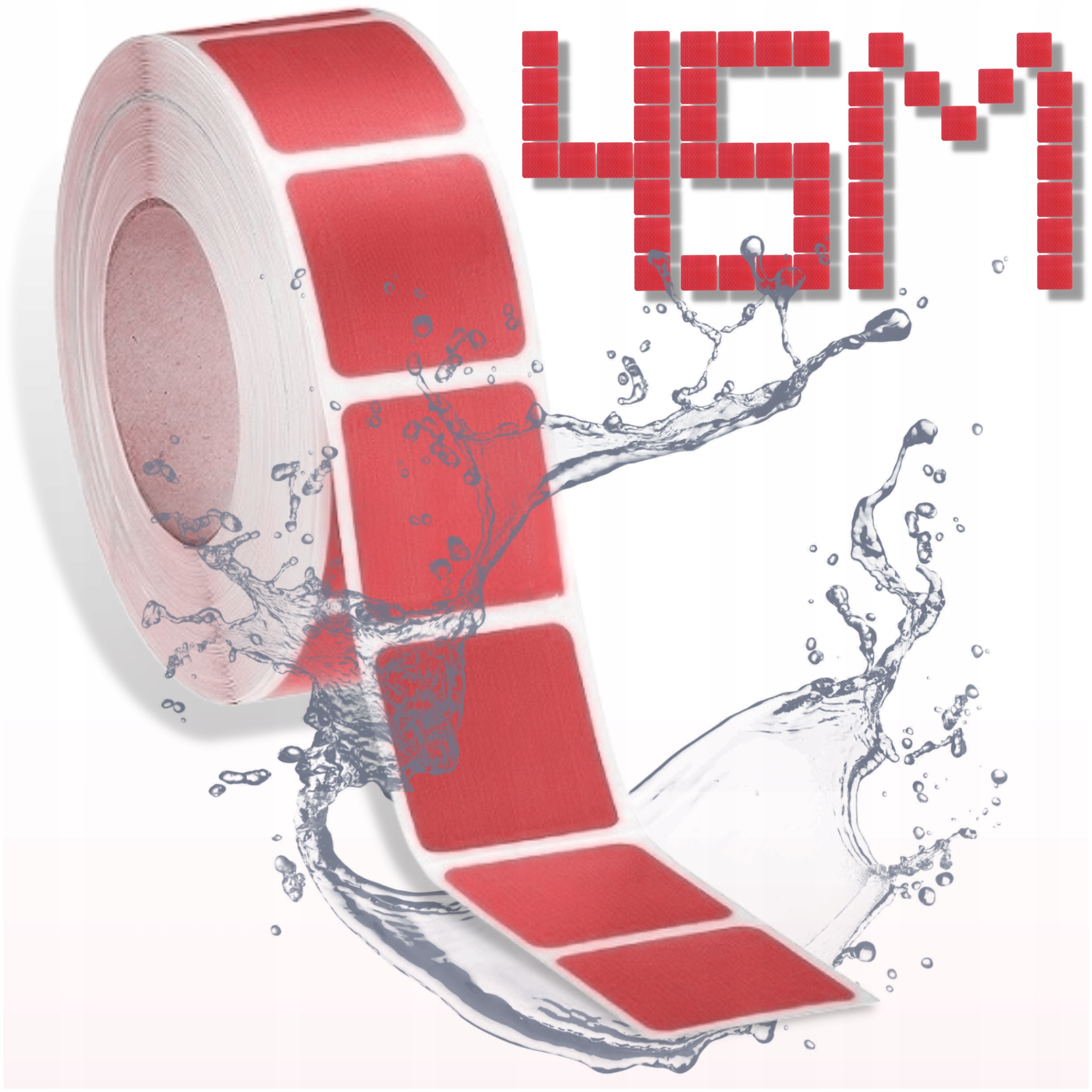 Светоотражающая самоклеящаяся контурная лента 45 м