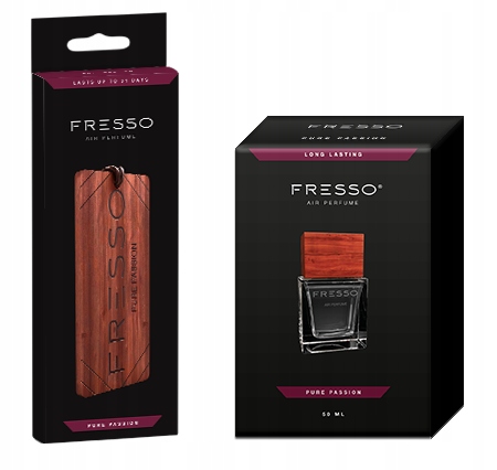 

Fresso Zapach Samochodowy Zestaw Pure Passion