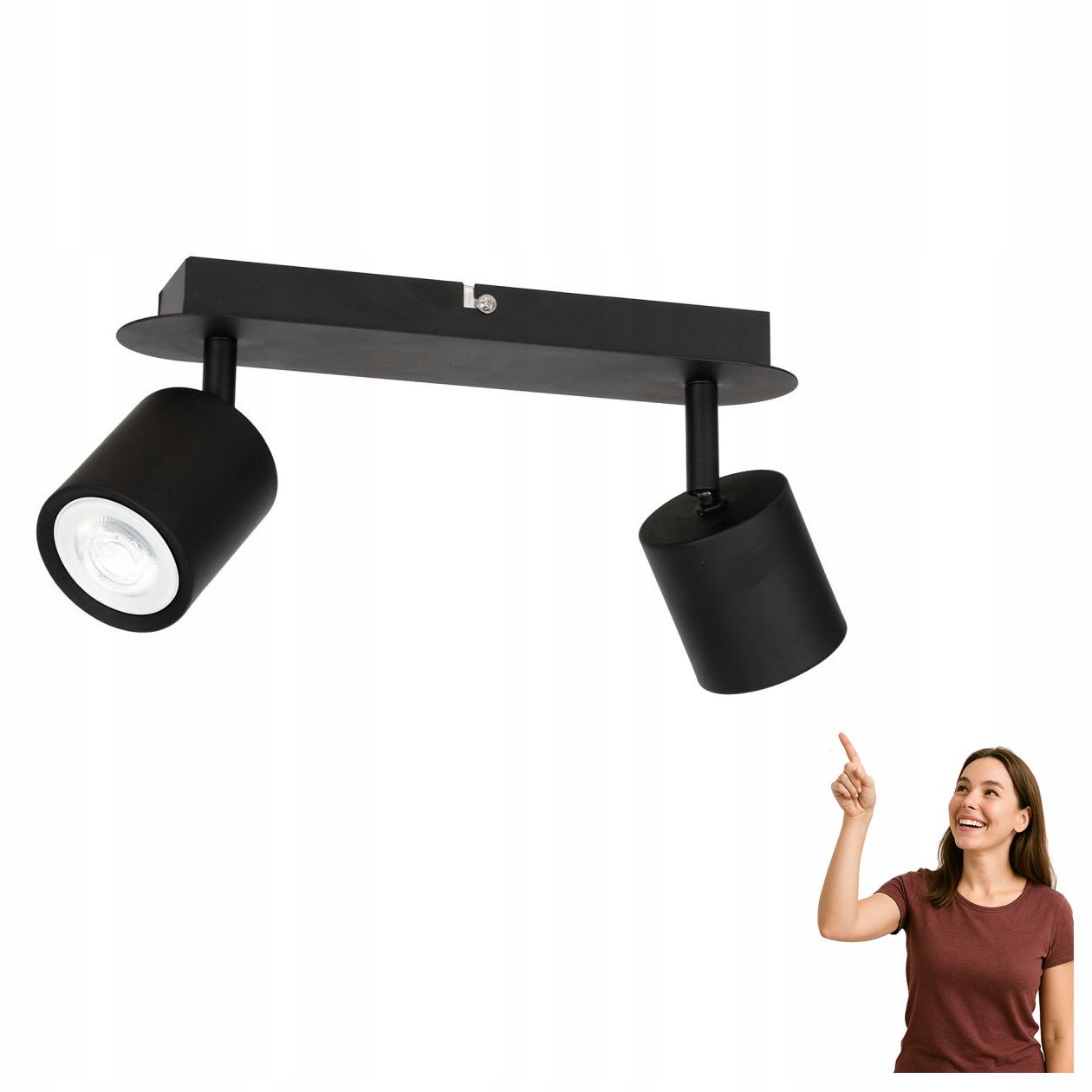Dvojitá spotová lampa Demia 1430 Luminex