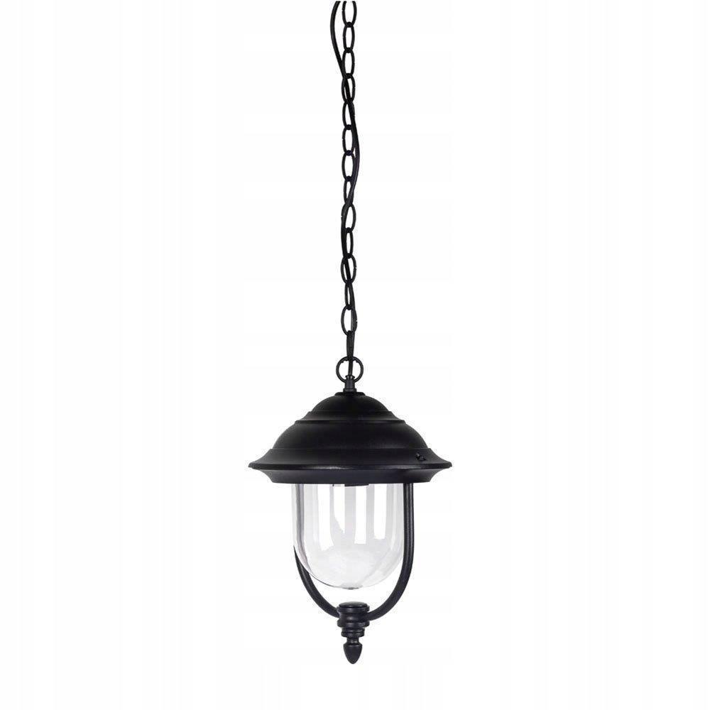V-tac Závěsná zahradní lampa na řetězu černá VT-850