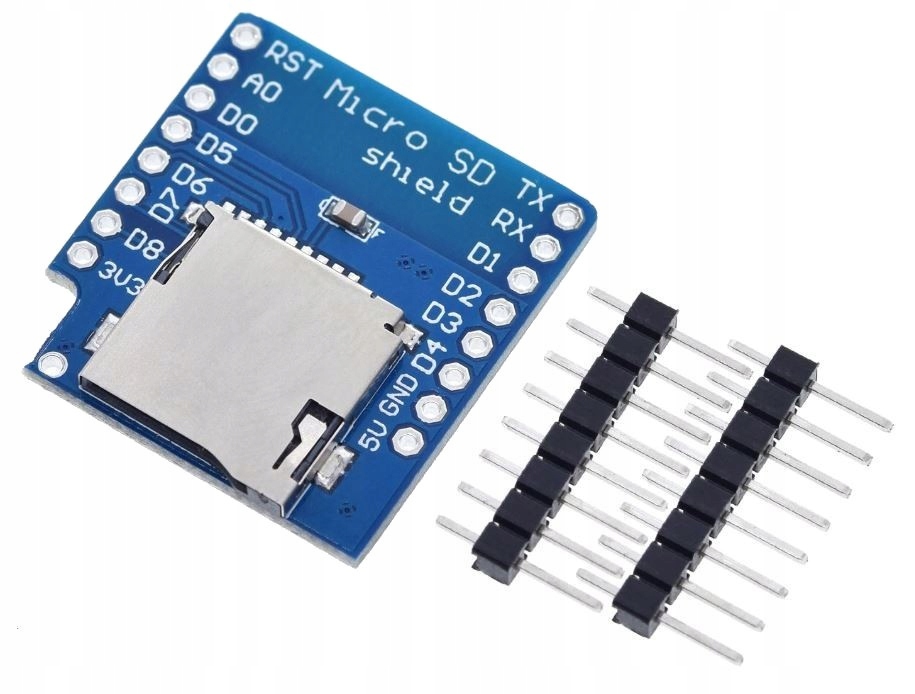 454 Wemos D1 mini czytnik kart pamieci micro SD Arduino WiFi