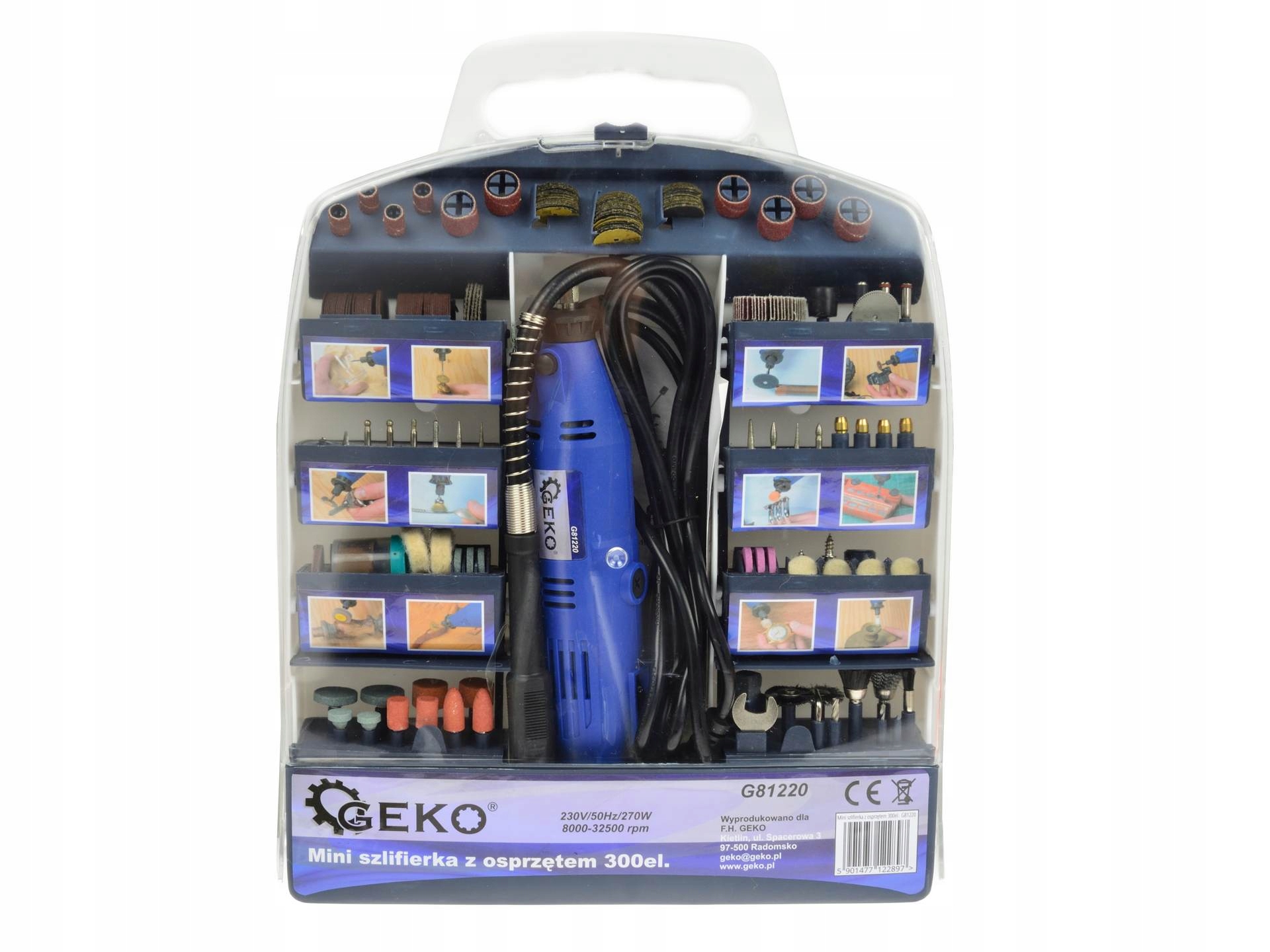 

Szlifierka wielofunkcyjna multi Geko G81220 270 W