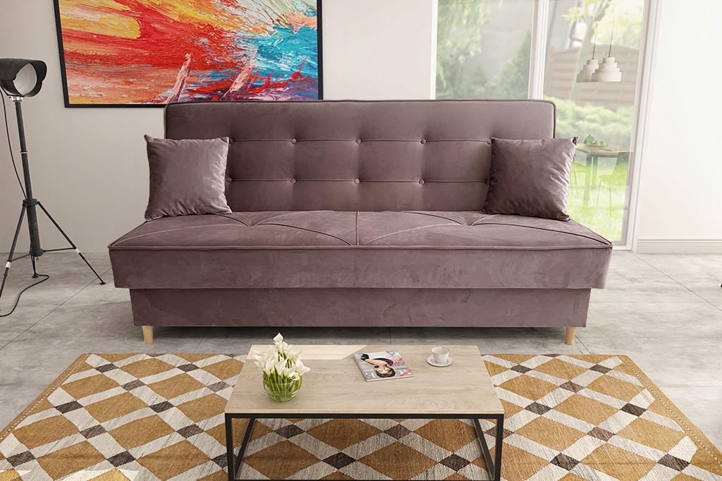 Wersalka kanapa sofa rozkładana LIVIA + poduszki