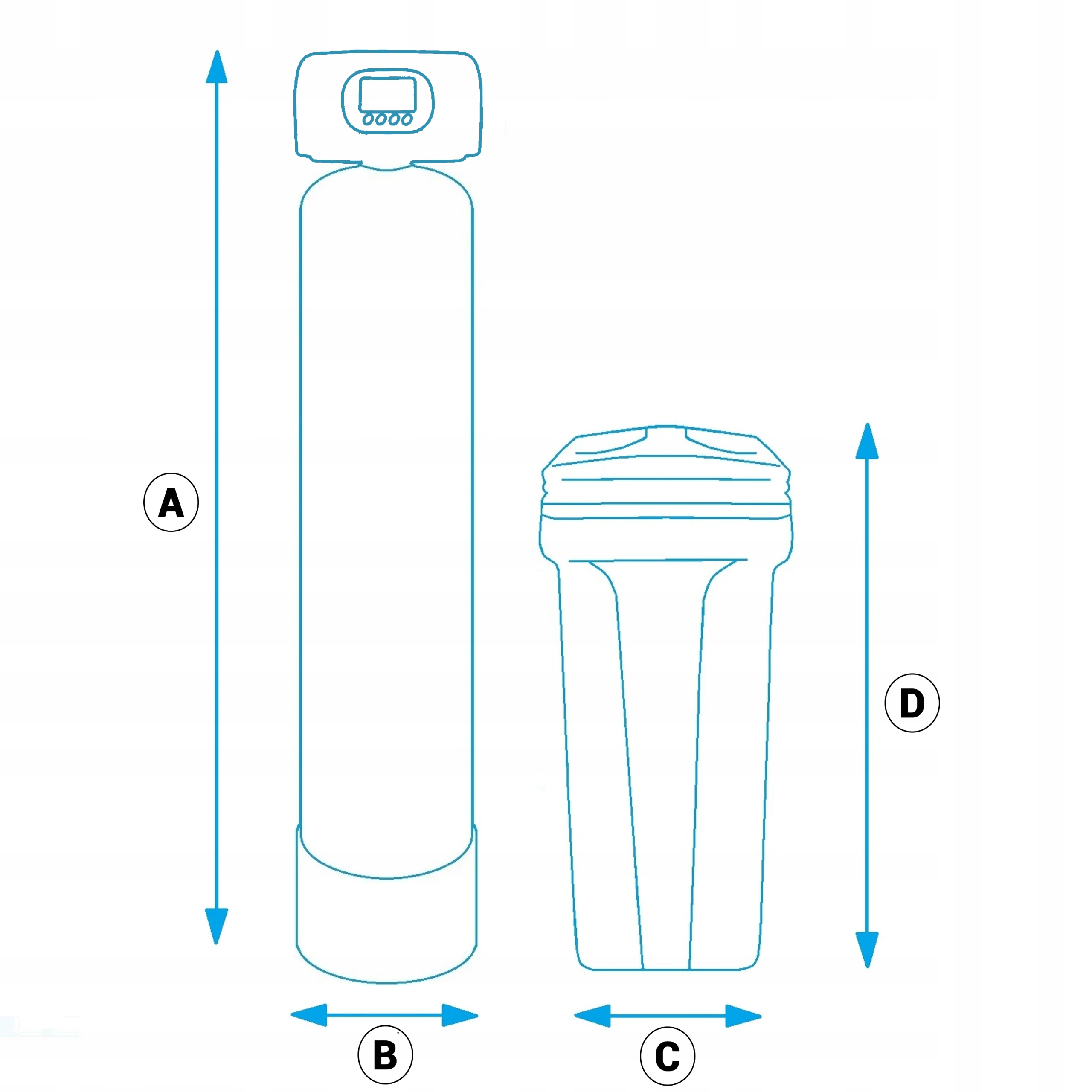 ZMIĘKCZACZ, ODŻELAZIACZ, ODMANGANIACZ AQUAFIT 70L Rodzaj zmiękczacz