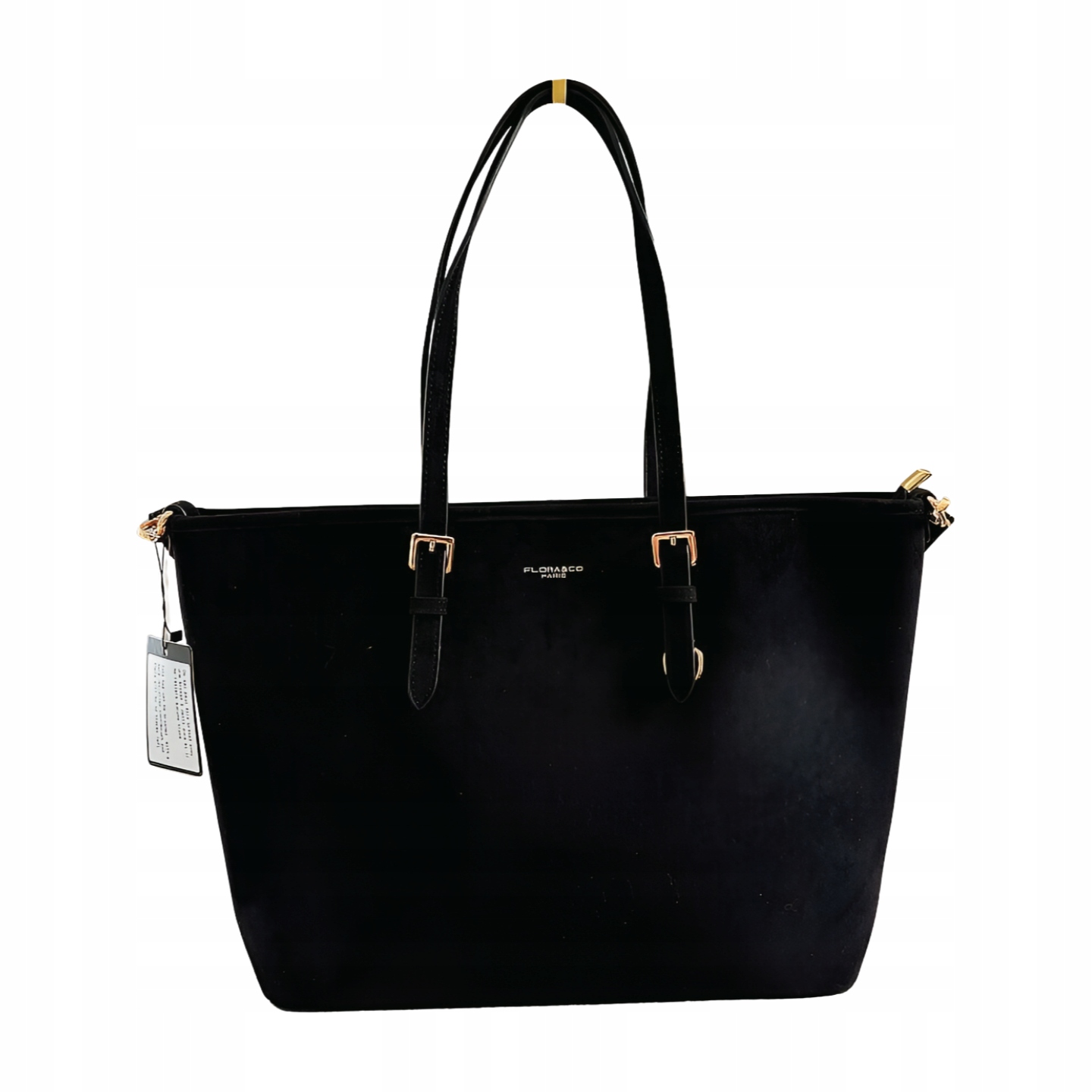 Flora&Co taška shopper černá ekosemišová