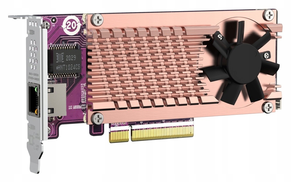 Qnap Karta rozszerzeń QM2-2P10G1TB 2xPCIe 1 x Marvell AQC113C