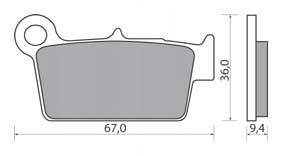 

Klocki Hamulcowe Suzuki Rm-z Rmx 250 450 Tył