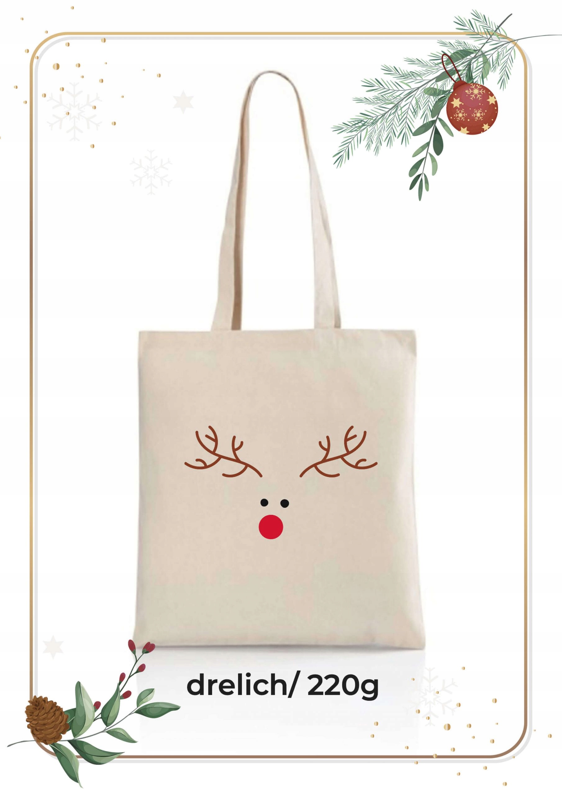 

Torba bawełniana Renifer