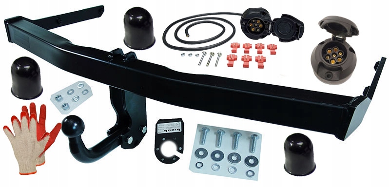 VOLKSWAGEN VW TOURAN2003-2015 I 1T MK1 HAK HOLOWNICZY+WIĄZKA +ADAPTER7PIN13 Rodzaj kuli Odkręcana