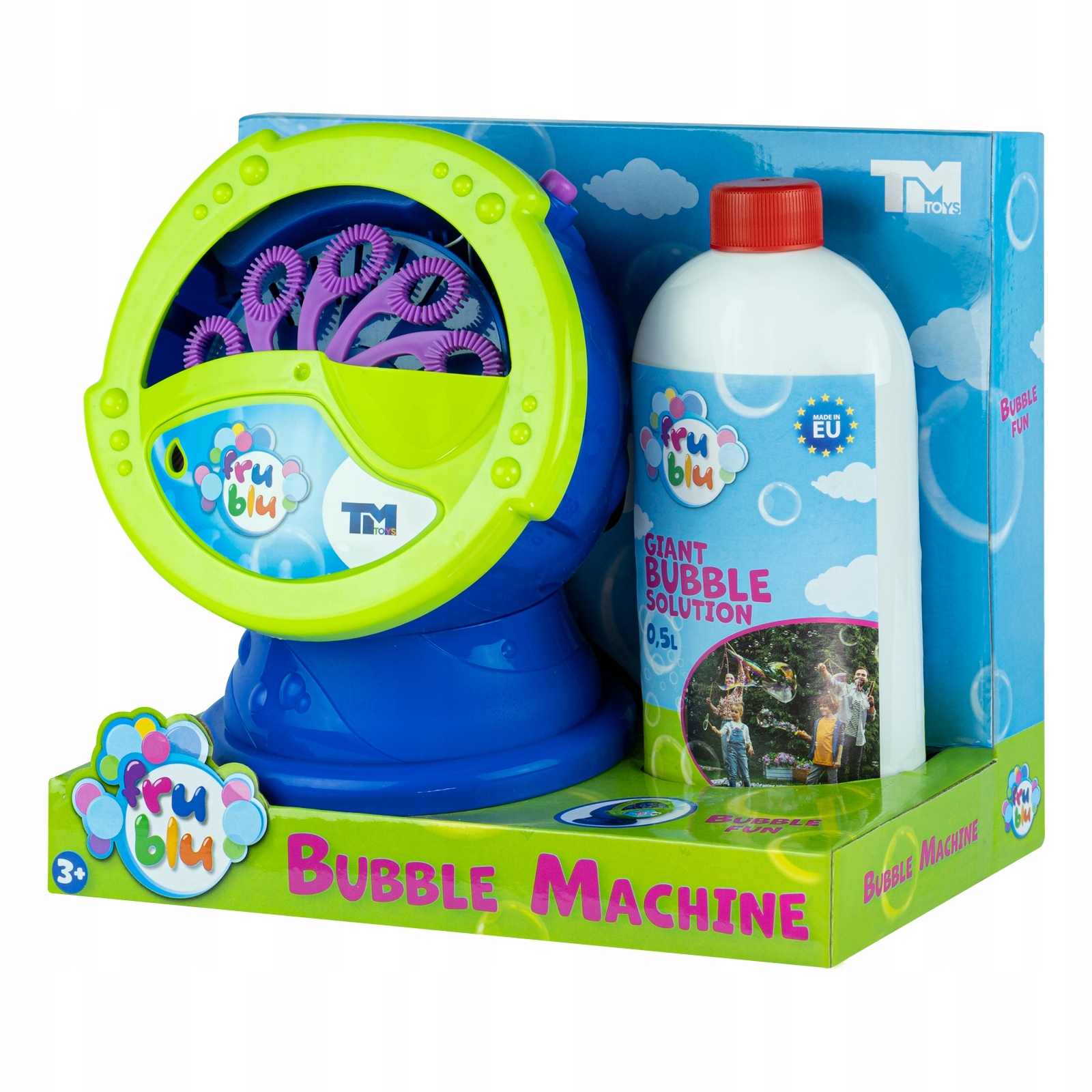 FRU BLU MASZYNA DO BANIEK generator + 0,5l płyn nie plami ubrań!! Marka Fru blu