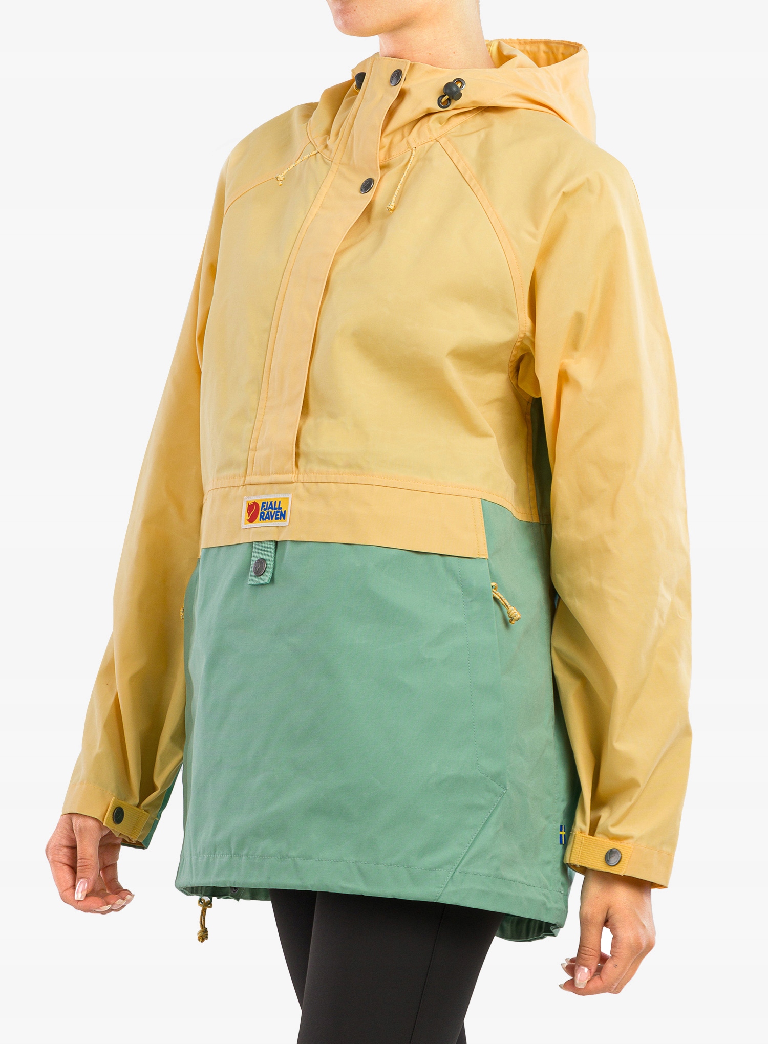Dámská bunda Fjallraven Vardag Anorak mais žlutá/aloe zelená Xs