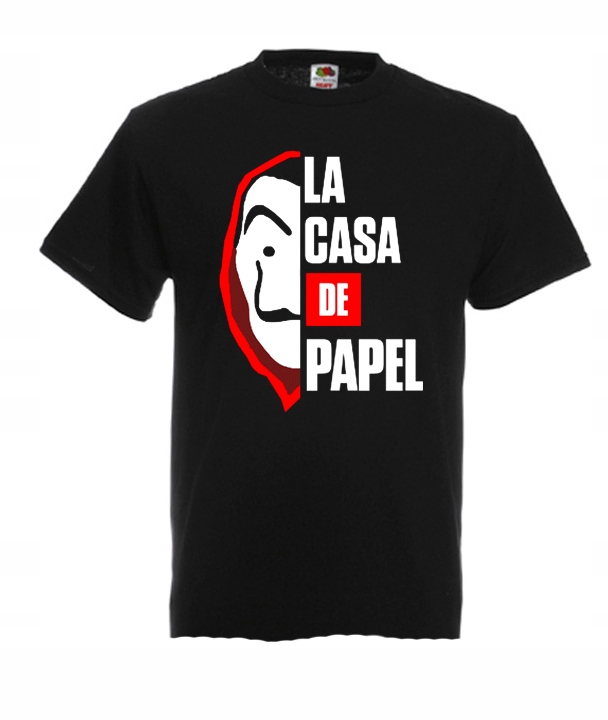 

XXL Koszulka Dom Z Papieru La Casa De Papel Serial